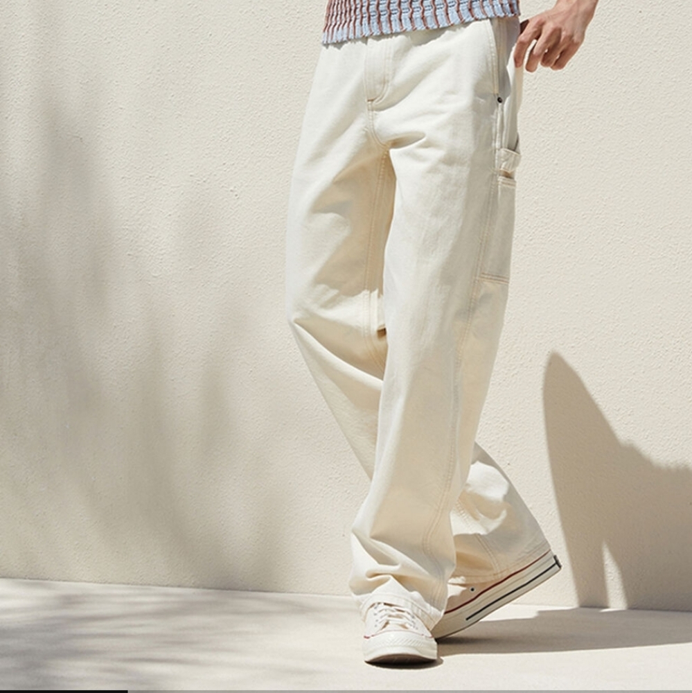 VTG CALVIN KLEIN KHAKI CARPENTER UTILITY PANTS